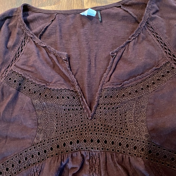 ANTHROPOLOGIE Akemi Kin Lace Trim Peasant Blouse - Picture 4 of 8